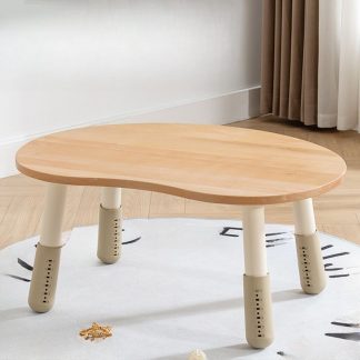 "Multi-levelled Lumber Children Computer Desk in Unfinished Color"